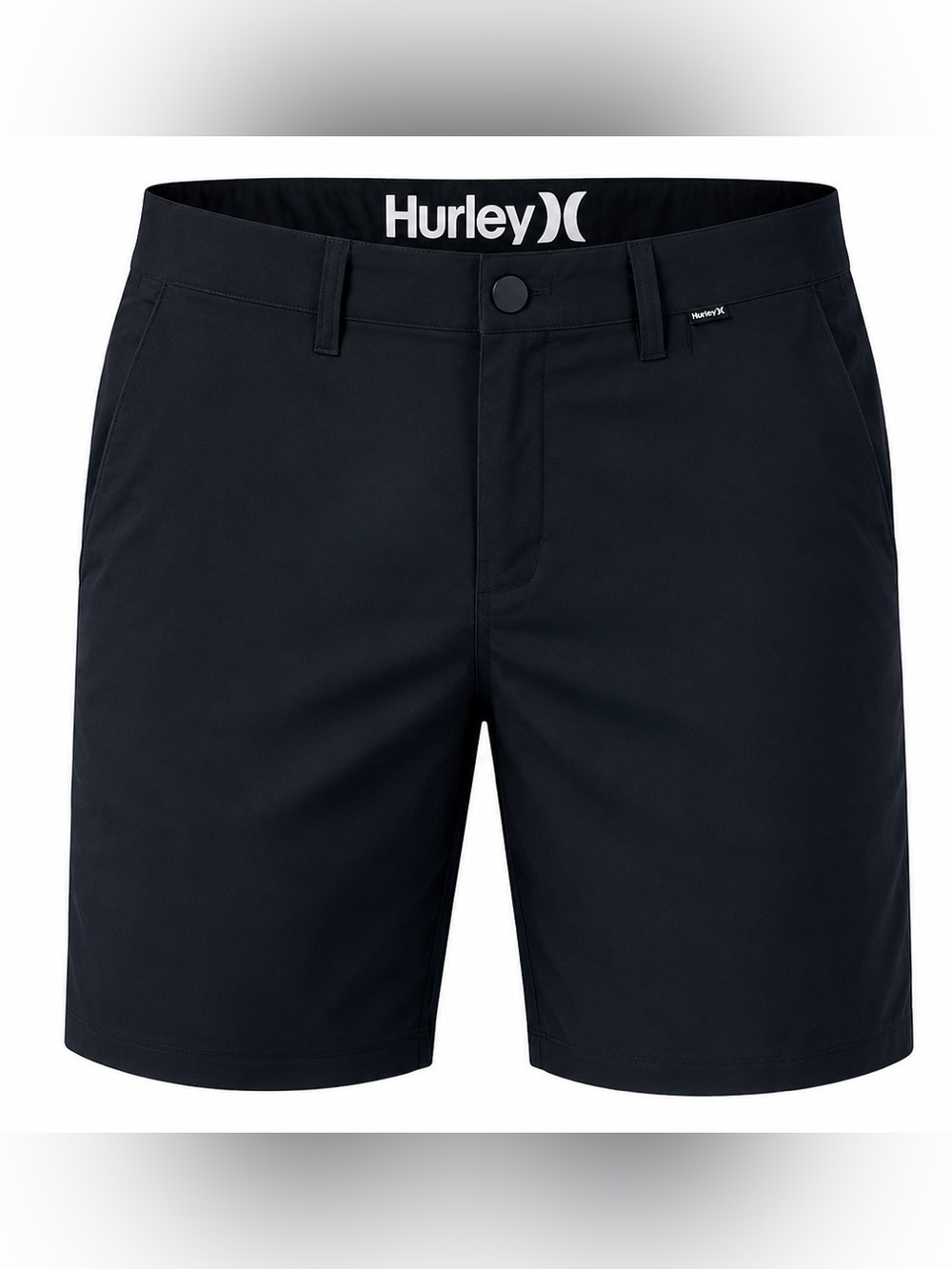 Hurley Men’s Black Hybrid Board Shorts Size 30 Stretch Golf Surf 10" Inseam